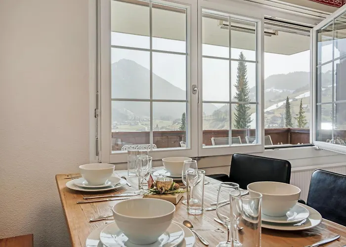 Apartment Balcony W Alpine Panorama And Free Parking Zweisimmen
