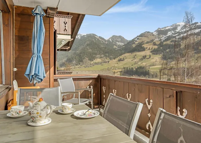 Апартаменты Balcony W Alpine Panorama And Free Parking Цвайзиммен